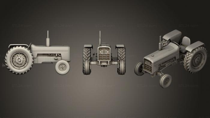 Vehicles (Classic Tractor, CARS_0110) 3D models for cnc